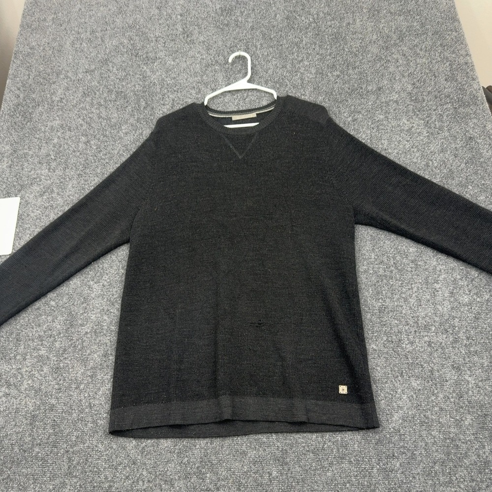 Smartwool Sweater Mens 21x29 Gray Merino Wool Crewneck Outdoor Gorpcore